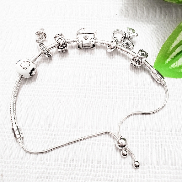 SOLD Pandora Bracelet and Charms - Picture 1 of 4